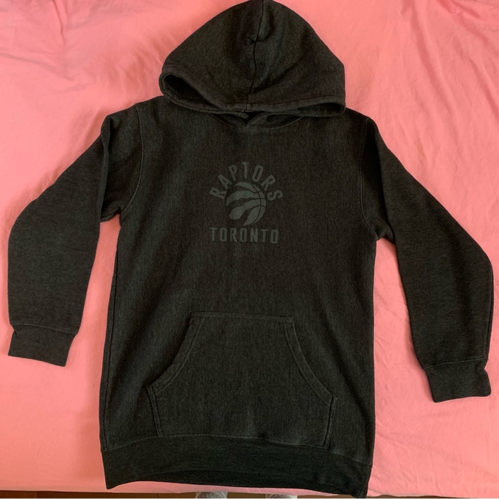 Kids Toronto Raptors Hoodie - Dark Grey